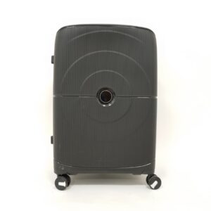 Maleta Grande Gris Plomo Circulo