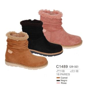 Botín borreguito CAMEL (TALLA 25 A 32)