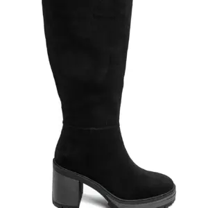 Bota alta antelina tacón